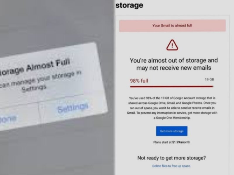storage full