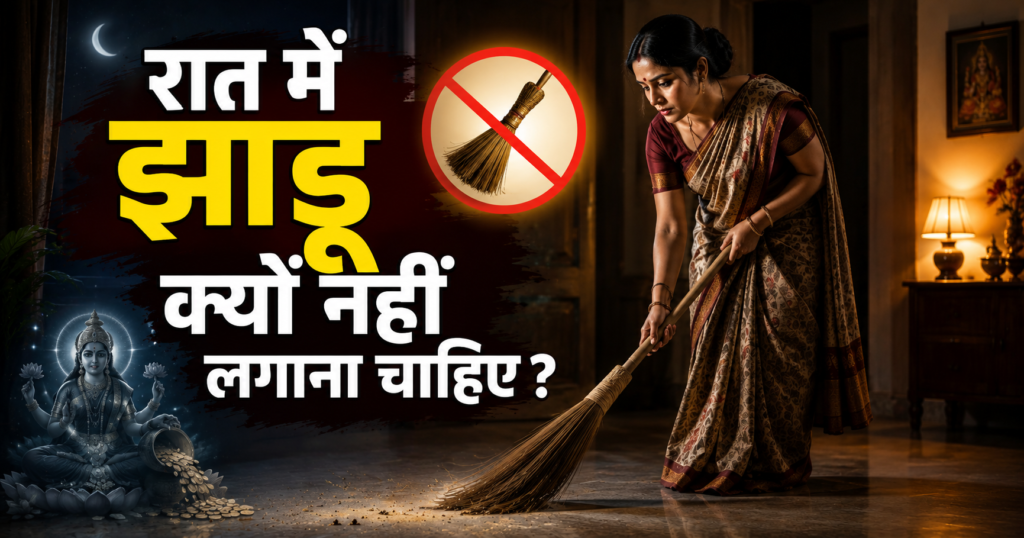 raat me jhadu